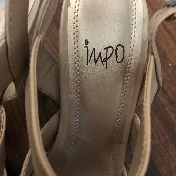 Nude Strappy Heels - Picture 2 of 5